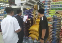 Satreskrim Polres Jayapura Lakukan Pengecekan Harga Sembako