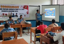 Polresta Jayapura Sosialisasi Rekrutmen Polri ke Sekolah