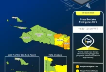 Warga Papua Diminta Waspada Potensi Hujan Lebat Malam
