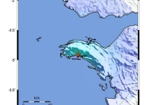 Gempa M4,2 Guncang Fakfak Pagi Ini