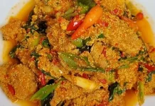 Resep Telur Ikan Tuna Rica Pedas Menggugah Selera