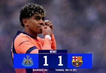 Barcelona Terselamatkan pada Menit Akhir saat Melawan Newcastle