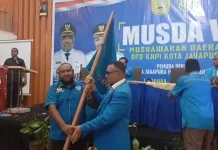 Barend Bartho Taniauw Secara Aklamasi Pimpin KNPI Kota Jayapura