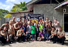 Satgas ODC Berbagi Bantuan Sosial dengan Anak Panti di Mimika