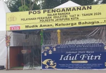 Masyarakat Entrop Kota Jayapura Menyambut Positif Posko Lebaran
