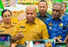 Gubernur Papua Minta Kepala Daerah Sidak Pasar jelang Idulfitri