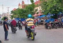 Aktivitas Pasar Hamadi  Ramai  Kembali H+3 Idul Fitri