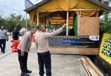 Kapolresta Jayapura Kota Cek Pos Pengamanan Ops Ketupat
