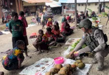 Satgas Damai Cartenz Dorong Perputaran Ekonomi di Sinak