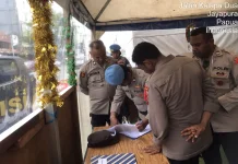 Sipropam Polresta Gelar Pengecekan Personel di Pos Operasi Ketupat Cartenz 2026