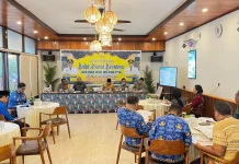 Kapolresta Jayapura Kota Hadiri Rakor Pengendalian Inflasi dan Bukber Bersama