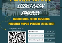Seleksi Calon Pimpinan BAZNAS Papua Dibuka hingga Mei