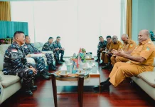 Dankodaeral X dan Gubernur Papua Bahas Program Prioritas Pembangunan