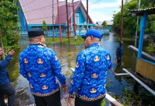 Danau Sentani Meluap, Ratusan KK Terdampak di Sekitar Danau