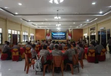 Satbrimob Polda Papua Menggelar Pelatihan Kehumasan Polri