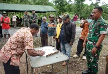 Masyarakat Adat Serahkan 56 Hektare Lahan untuk Pembangunan Yonif TP di Biak Timur
