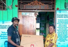 Gubernur Papua Salurkan Internet Starlink untuk Rumah Baca Yoboi