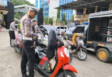 Satlantas Polresta Jayapura Jaring 16 Pelanggaran dalam Razia Sore