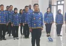 WFH Tak Hentikan Upacara, RRI Jayapura Gelar Upacara 17-an dan Serahkan SK PNS