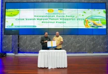 Pemprov Papua dan Kementan Sepakati Pengembangan Sawah Baru