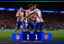 Atletico Madrid vs Arsenal Berakhir Imbang