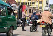 Satlantas Polresta Jayapura Kota Gelar Giat Hunting