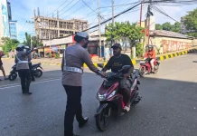 Tanamkan Kedisiplinan, Sat Lantas Polresta Laksanakan Giat Hunting