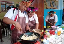 Lomba Nasi Goreng Warnai Hardiknas di SMPN 9 Jayapura