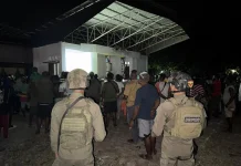 Satgas ODC Bersama Polres Nabire Menggelar Patroli Gabungan di Nabire
