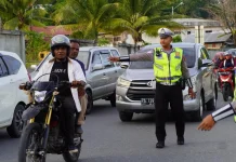 Polantas Menggelar Razia Kendaraan Bermotor