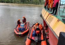 SAR Timika Gelar Latihan Penyelamatan Kecelakaan Pelayaran