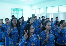 118 CPNS Kanwil Kemenag Provinsi Papua Resmi Dilantik Jadi PNS