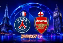 Arsenal vs PSG di Final Liga Champions