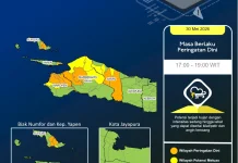 BMKG Perpanjang Waspada Hujan Lebat Papua