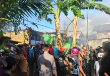 Kebakaran Hebat di Dok VIII, 8 Rumah Hangus Dilalap Si Jago Merah