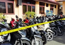 Polres Jayapura Amankan 15 Orang Tersangka dan 37 Motor