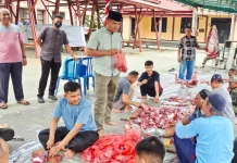 Polres Jayapura Laksanakan Salat Idul Adha dan Pemotongan Hewan Kurban