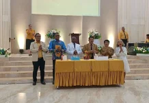Gilberd Yakwart Hadiri Syukuran HUT ke- 14 GPdI Jemaat Filadelfia Kehiran