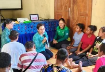 TP-PKK Jayapura Luncurkan SABUMIL di Kemtuk Gresi