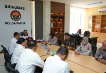Itwasda Polda Papua Melaksanakan Audit Kinerja Tahap I di Bidhumas