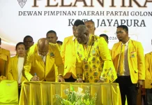 Kepengurusan Golkar Kota Jayapura Libatkan Tokoh Adat