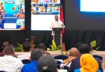 Matius Fakhiri Terpilih Aklamasi Ketum KONI Papua 2026-2030