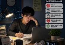 Begadang Tingkatkan Risiko Gangguan Kesehatan Fisik dan Mental