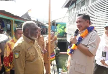 Mendagri Tinjau Kawasan Kumuh Dok IX Jayapura