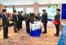 Gubernur Papua Lantik Pimpinan BAZNAS Periode 2026–2031