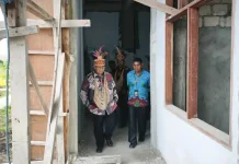 Dirjen Bimas Katolik Tinjau Pembangunan Asrama SMAKN Keerom