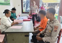 Polsek Muara Tami Limpahkan Tersangka Penganiayaan ke Kejaksaan
