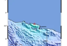 Gempa M4,5 Guncang Jayapura, Tak Berpotensi Tsunami