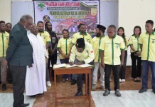 Pengurus Pemuda Katolik Tiga Daerah Dilantik