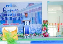Kantor Baru diresmikan, Kepala RRI Jayapura Komitmen Tingkatkan Mutu Penyiaran